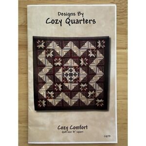 COZY COMFORT Quilt Pattern‎ Designs by Cozy Quarters 81" Square CQ173